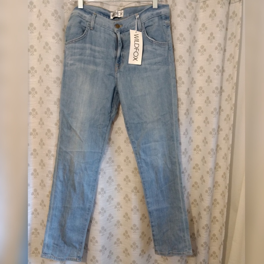 Wildfox Light Wash Blue Skinny Jeans Sz 30 - Picture 1 of 7